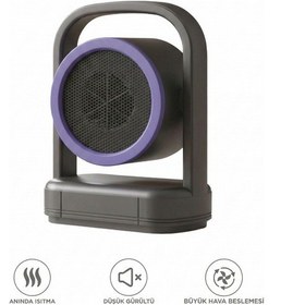 Resim Mini Isıtıcı Fan Taşınabilir Sessiz Hızlı Isıtma 500w Kompakt Isıtıcı 