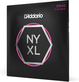 Resim D'Addario NYXL0942 ELEKTRO GİTAR TEL SETİ, SUPER LIGHT (NICKEL-CARBON 