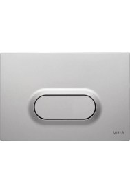 Resim Vitra Loop O 740-1086 Tek Basmalı Kumanda Paneli, Iz Bırakmaz, Mat Krom 