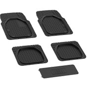 Resim Nissan Sunny 3D Havuzlu Sahler Universal Paspas Mat Siyah 