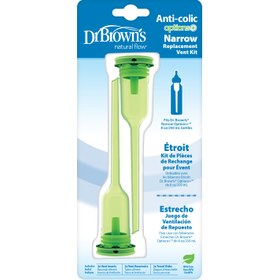 Resim Dr. Brown’s® Natural Flow Options+™ Dar Ağızlı Biberon Yedek Hava Akış Kiti, 250ml 2’li Paket 