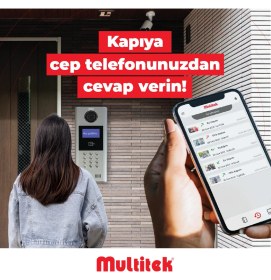 Resim Multitek Diafonbox Maxi (100 daireye kadar destekler, kapı çaldığında anında cebinde!) 
