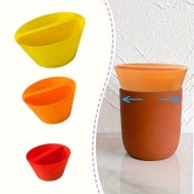 Resim 3 Parça Edgemaster Seramik Kesme Alet Seti - Dayanıklı Plastik Sabit Kenar Konisi, Çömlekçilik ve El Sanatları için - Sarı, Turuncu, Kırmızı, Kil Şekillendirme ve Düzleştirme İçin İdeal | Renkli Araçlar | Sağlam Plastik 