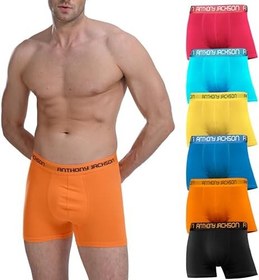 Resim Anthony Jackson Likralı 6'lı Kutu Premium Erkek Boxer Color 