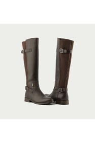 Resim Togo Kahverengi Hakiki Deri Kadın Binici Çizmesi [060021] 