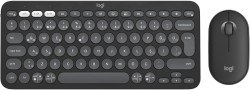 Resim Logitech Pebble 2 Multi-Device Bluetooth Kablosuz Klavye & Mouse Seti Siyah 920-012245 