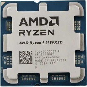 Resim Amd Ryzen 9 9950X3D 144MB 16çekirdekli O/b UHD Am5 170W Kutusuz+Fansız 