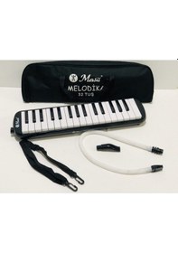 Resim Melodika 32 Tuş Siyah Masis Bez Çantalı 