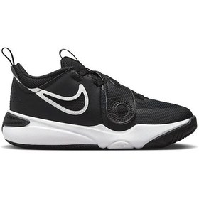 Resim Nike Team Hustle D 11 Unisex Siyah Çocuk Basketbol Ayakkabısı Siyah 