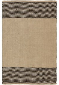 Resim Cool Halı Bolero X-12 Siyah El Dokuma Doğal Hasır Jüt Halı SSF - 80x150 