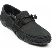 Resim Bulldozer 231224 Siyah Nubuk Deri Erkek Günlük Ayakkabı 001 