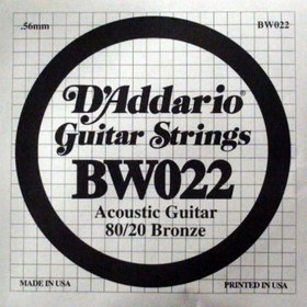Resim D'Addario 80/20 Bronze Akustik Gitar Tek Tel (22) 