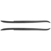 Resim Sones 2 Adet/takım Karbon Fiber Araba Farı Kaş Dekoratif Sticker Bmw E39 1997-2003, Damla Tutkal Versiyonu 