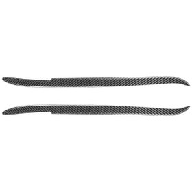 Resim Sones 2 Adet/takım Karbon Fiber Araba Farı Kaş Dekoratif Sticker Bmw E39 1997-2003, Damla Tutkal Versiyonu 