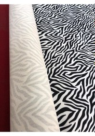 Resim Enesar Home Zebra Desen Dijital Baski Döşemelik Kumaş 100 x 140 cm 