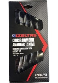 Resim İzeltaş 1300 Cırcır Kombine Anahtar Takımı 4 Parça - 13000005343 