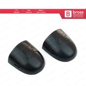 Resim Renault Megane için 2x Sol Siyah Dış Kapı Kolu Kapağı 8200036411 N11.15281 