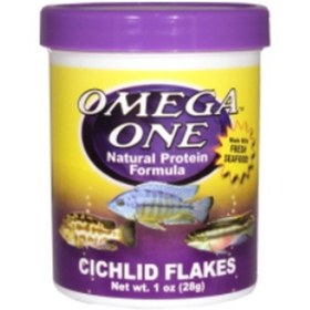 Resim Omega One Cichlid Flakes 270ml / 28gr. 