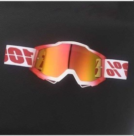 Resim Tongxida 100% Motosiklet Gözlükleri Açık Hava Spor Kaskı Bisiklet Gözlükleri - Kırmızı Beyaz 53955918 