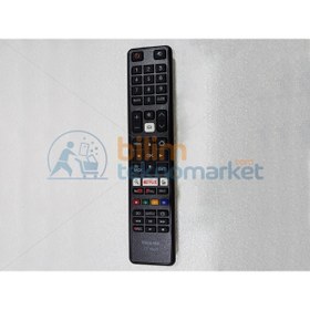 Resim Toshiba 55u6763dat Led Tv Uzaktan Kumandası Ct-8069 30094758 Orijinal 