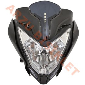 Resim Ön Far Ön Grenaj Siperlik Camı Komple Bajaj Pulsar Ns 200 Ns200 