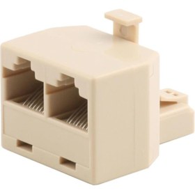 Resim Genel Markalar Jack- 2x8p8c Jack 2li Rj45 Çoklayıcı 