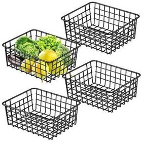 Resim 4 Adet Dolap İçi Organizer Banyo Mutfak Oyuncak Makyaj Sepeti 