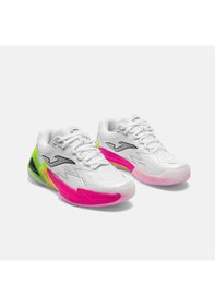 Resim Joma Topls2632om Open Lady Toprak Kort Tenis & Padel Kadın Ayakkabısı - Beyaz/pembe 