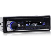 Resim Qyouth Yuvası Stereo Radyo Paneli Oto Kart Jsd-520 Fm Bluetooth Aux Gösterge Paneli 12v Araç Alıcı 