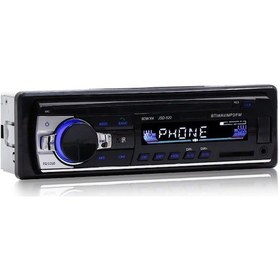 Resim Qyouth Yuvası Stereo Radyo Paneli Oto Kart Jsd-520 Fm Bluetooth Aux Gösterge Paneli 12v Araç Alıcı 