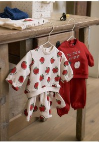 Resim Mayoral Newborn Kız Bebek 2li Örme Takım Kırmızı Kırmızı 