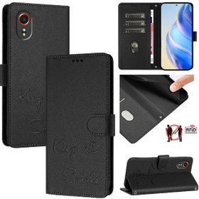 Resim Samsung Galaxy Uyumlu Xcover7 Kılıfı: Rfıd Engelleyici Kartlık Cüzdan Mo 