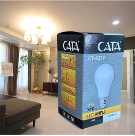 Resim Cata Ct-4277 5 Adet 9 Watt Led Ampul E27 Duy Beyaz Işık 