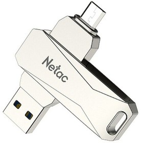 Resim Netac U381 128gb Micro Usb + Usb Çift Arayüz Flash Bellek Tak Ve Çalıştır Cep Telefonu Hafıza Genişletme U Disk 