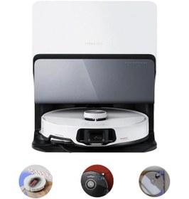 Resim Roborock Sıcak Suyla Paspas Ve Kendini Yıkayan Yeni Nesil Benzersiz S8 Maxv Ultra Akıllı Robot Süpürge 