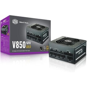 Resim Cooler Master V850 SFX Altın, 850 Watt SFX Güç Kaynağı 