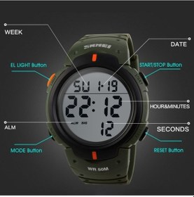 Resim Yingfu Skmeı 1068 Erkekler Su Geçirmez Açık Spor Dijital Saat, Öğrenci Moda İzle Siyah Çok Renkli Çok Renkli 