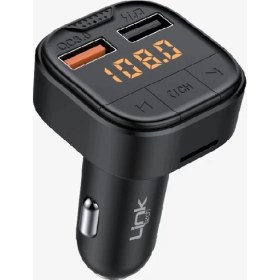 Resim Linktech Fm Transmitter Kumandalı - Premium 18W Üç Girişli 5.0 Bluetooth Fm Transmitter - Çakmaklıktan Müzik Dinleme 