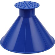Resim Cdwishbest Mavi Stil 1 Adet Yeni Kış Oto Araba Sihirli Pencere Ön Cam Araba Buz Kazıyıcı Şekilli Huni Kar Sökücü Deicer Koni Aracı (Yurt Dışından) 