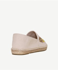 Resim Yargıcı Küçük Çiçek Desenli Nakış İşleme Espadril 26ykay4028x 006 Ekru 