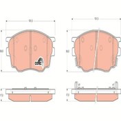 Resim Trw Gdb3309 Balata Fren On-(mazda: Mazda-6 03-07 1.8-2.0 ) Cby33323z Gjyc3328z (WC476673) 