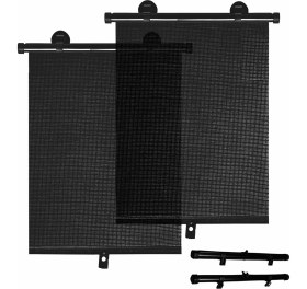 Resim Carub Oto Yan Cam Perde Güneşlik Makaralı Takmatik 2 Adet 