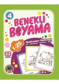 Resim Karatay Benekli Boyama Kitabı-4 1-25 Noktalı 