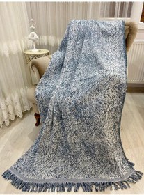 Resim Özlü Home Pamuklu Koltuk Örtüsü Kot 170 x 220 CM 