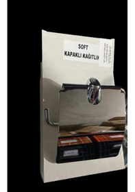Resim Gür Petek Soft Kapaklı Kağıtlık Krom 