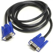 Resim S-Line 4K Destekli Çift Filtreli 3 Metre Vga Kablosu Ekran Lcd Monitör Projeksiyon Bağlantı Kablosu 
