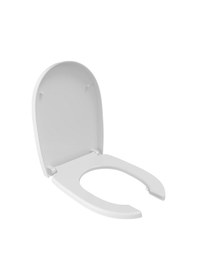 Resim Bocchi Önü Açık Klozet Kapağı Parlak Beyaz A0324 Beyaz 