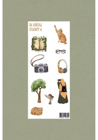 Resim M6 - Fotoğraçı Kız- İslami Sticker Paketi Çok Renkli 