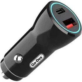 Resim Go-Des GD-QC2016 Hızlı Şarj Özellikli Çift Portlu Pd Araç Şarj Aleti 20W Max 