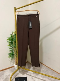 Resim Yarış Düğme Detaylı Dar Paça Pantolon 3345 - bej / 40 